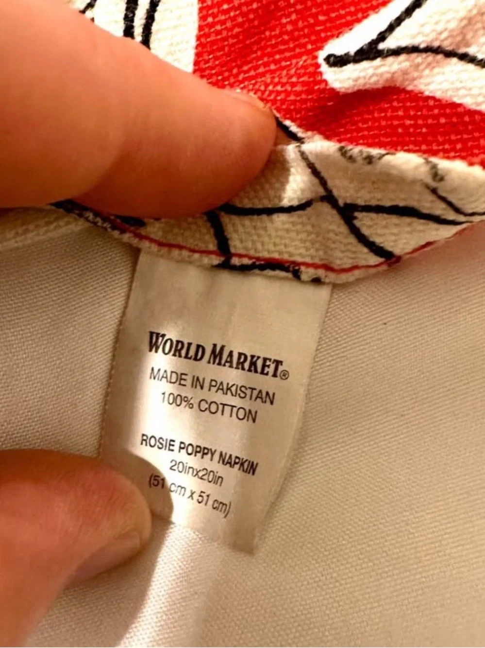Cost Plus World Market bold red